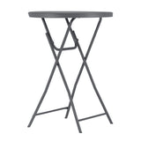 Cocktail 80 round folding high table for events and hospitality
