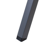 Commercial hospitality high table suitable for drinks receptions foot close up