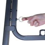 Portable folding event table with 122 x 61 cm tabletop