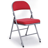 Comfort Deluxe Metal Folding Chair With Padded Seat & Back