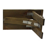 Folding Farm Bench Rustic Finish - 6ft (1830mm)