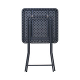 Commercial square cocktail table with folding design
