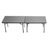 Zown Rectangular Plastic Folding Table - 4ft x 2ft 6in - XL120