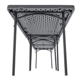 Deluxe Folding Furniture Bundle - 20 Plastic Folding Tables, 30 Folding Chairs & Trolleys