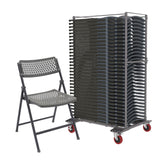 37 Aran Folding Chairs & Trolley