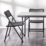 37 Aran Folding Chairs & Trolley