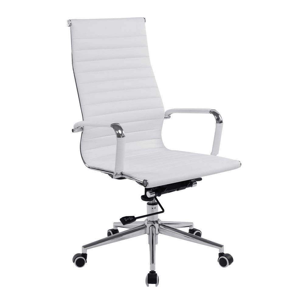 Aura Contemporary High Back Bonded Leather Executive Office Chair