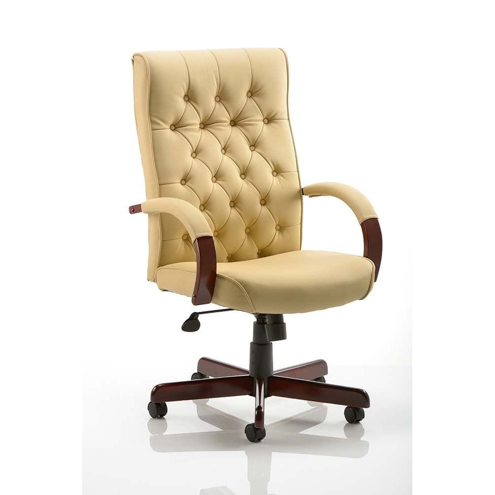 Chesterfield Traditional Leather Faced Executive Office Chair