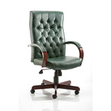 Chesterfield Traditional Leather Faced Executive Office Chair