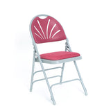 28 Comfort Plus Folding Chairs & Low Trolley