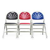 28 Comfort Plus Folding Chairs & Low Trolley