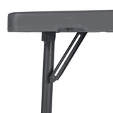 Zown Blow Moulded Plastic Folding Corner Table