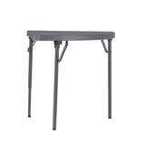 Zown Blow Moulded Plastic Folding Corner Table