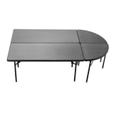Zown Blow Moulded Plastic Folding Corner Table