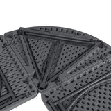 Zown Blow Moulded Plastic Folding Corner Table