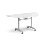Deluxe Tilt Top Meeting Table - Semi-Circular