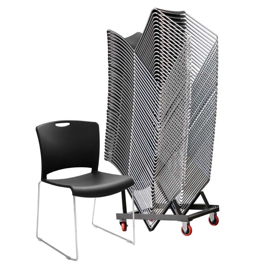 Jasper Stacking Chair Bundle - 40 Chairs & Trolley