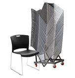 Jasper Stacking Chair Bundle - 40 Chairs & Trolley