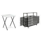 Mogo 40 Folding Exam Desks & Trolley