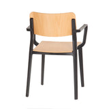 Mojo Ply Stacking Chair with Arms