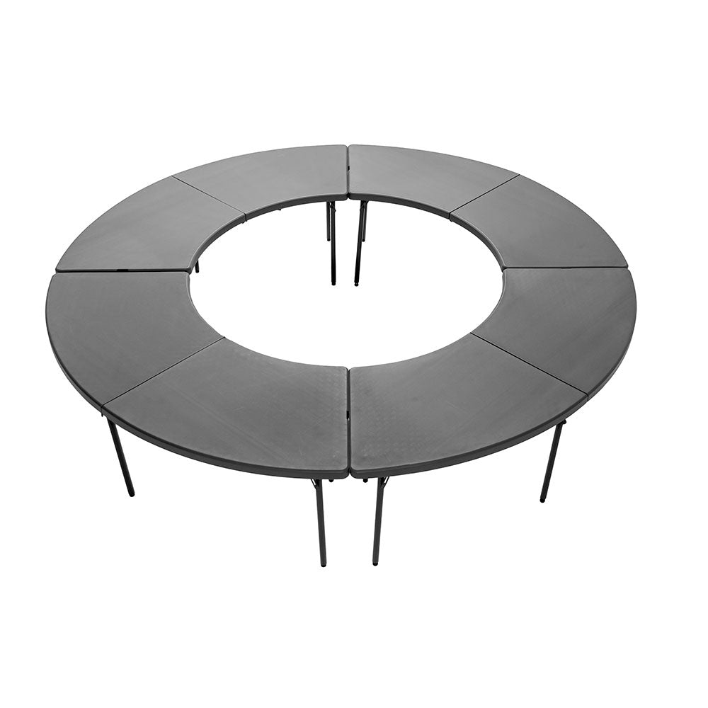 Zown Blow Moulded Plastic Folding Moon Table
