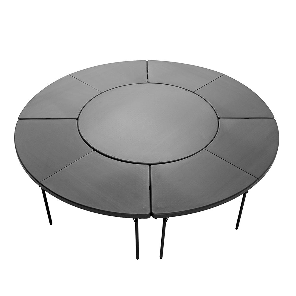 Zown Blow Moulded Plastic Folding Moon Table