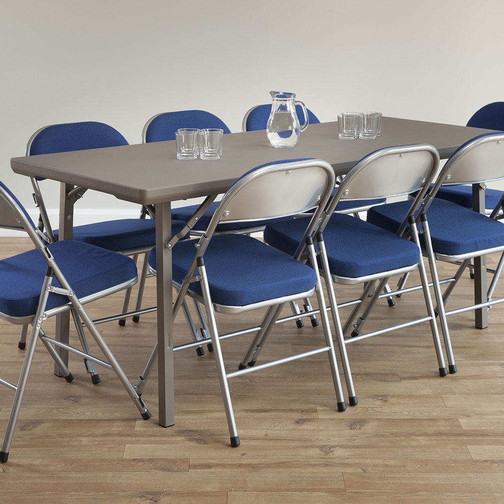 Premium Rectangle Folding Banqueting & Trestle Table - 6ft x 2ft 6in (1830 x 760mm)
