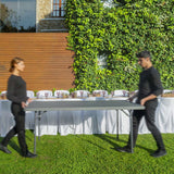 Zown Rectangular Poly Folding Table - 6ft x 3ft (1830 x 910mm) - XXL180