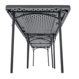 Zown Rectangular Plastic Folding Table - 4ft x 2ft 6in - XL120