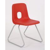 Series E Skid Base Plastic Chair by Hille