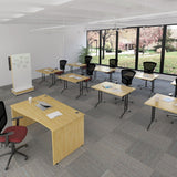 Hopkins Semi Circular Folding Meeting Tables